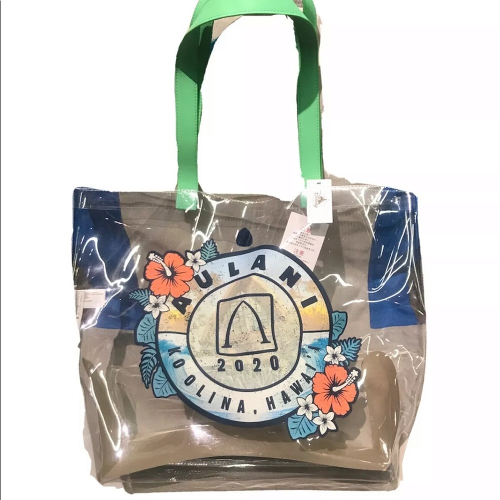 Disney Aulani Koolina Hawaii Clear Tote Hand Bag